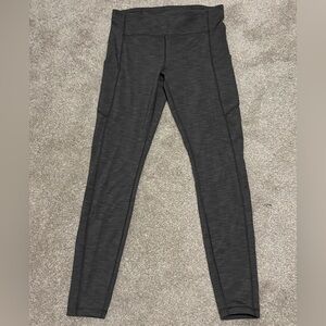 Lululemon Dark Heather Gray Swift Speed Leggings 28”